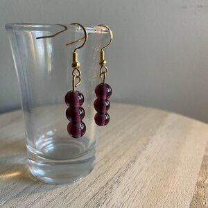 Karma Beaded Earrings boho chic handmade casual gold silver delicate lightweight